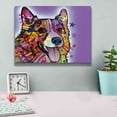 thumbnail image 4 of Epic Graffiti 'Corgi' by Dean Russo, Giclee Canvas Wall Art, 16"x12", 4 of 8