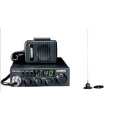 Uniden PRO520XL 40-Channel Compact CB Radio and Tram Antenna Kit