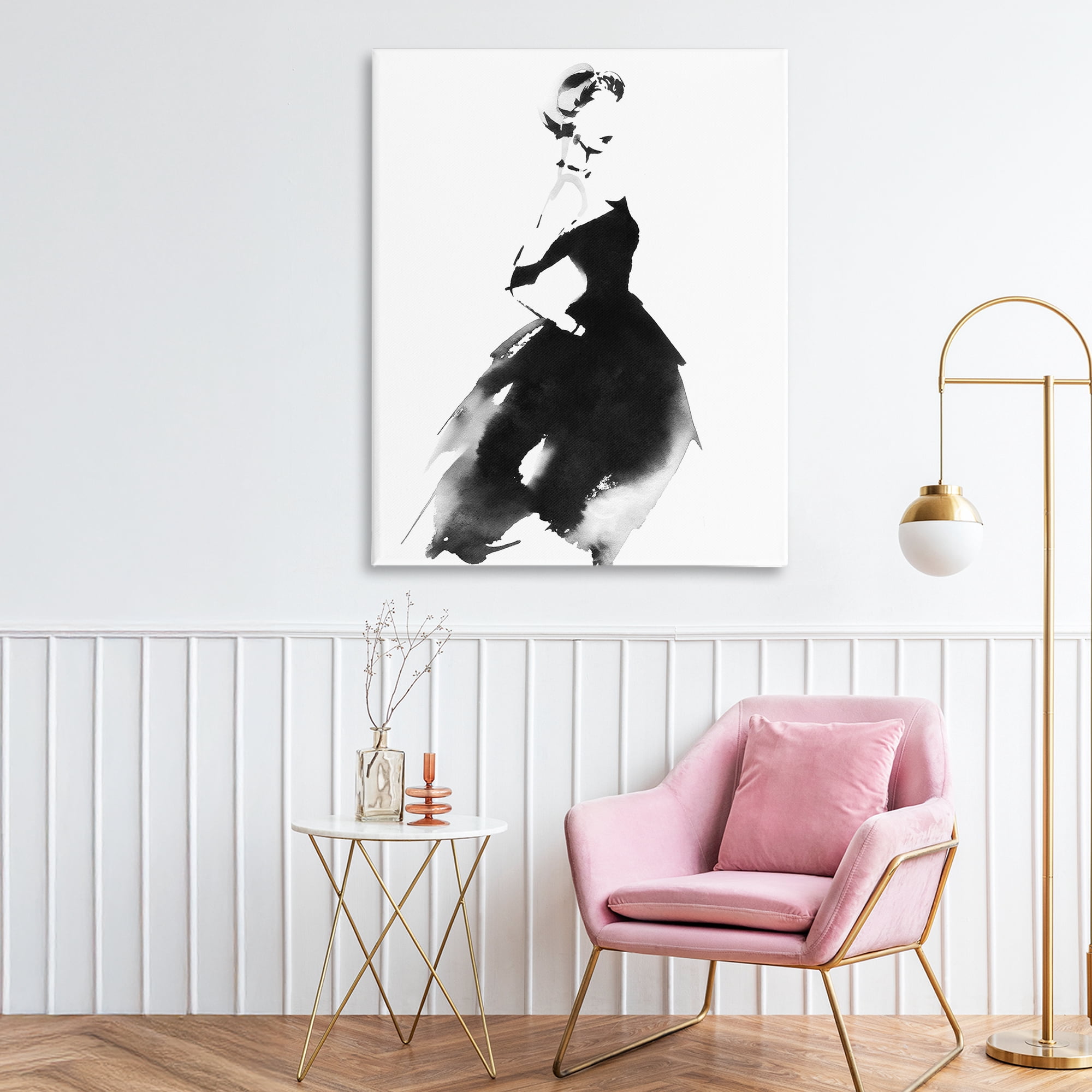 Stupell Industries Shadow Waltz Silhouette Canvas Wall Art, design by Svetlana Aleynikova
