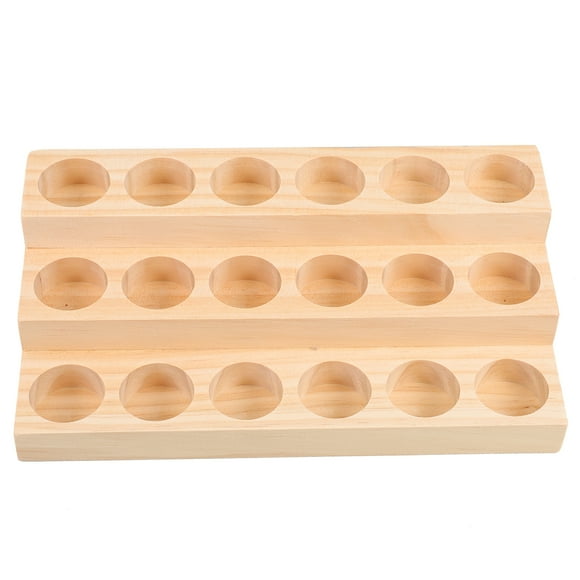 Estante de madera para aceites esenciales, 3 niveles, para guardar botellas. Ideal para el hogar.