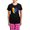 With Pink Pant, variant on CafePress - Safe Space Middle Women's Dark Pajamas - Women's Short Sleeve Print T-Shirt and Pants Dark Cotton Pajama Set