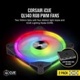 thumbnail image 2 of Ventilador para CPU Corsair  QL140 Dual LED RGB USB 2.0, 2 of 2