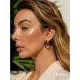 thumbnail image 2 of Gold Hoop Earrings for Women, Stainless Steel Hoops Earring Lightweight Loops, 2 mm Thick Hypoallergenic Circle Endless Thin Hoop (30 mm,40 mm,50 mm,60 mm,70 mm), 2 of 18