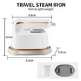 thumbnail image 7 of Portable Steam Iron for Clothes Dry Wet Ironing Steamer Tank for Home Travel, 7 of 7