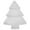 White, variant on SENSETH Christmas Tree Shape Serving Platter Fruit Plate Snacks Tray (White)