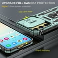 thumbnail image 5 of Samsung Galaxy A16 5G Case with Lens Protection, Samsung Galaxy A16 5G Ring Holder Cover with Camera Cover & Kickstand Military Grade Shockproof Heavy Duty Support Magnetic Car Mount Holder, Darkgreen, 5 of 7