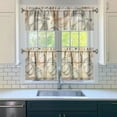thumbnail image 3 of Fall Aesthetic Print Kitchen Curtains Set of 3 - Pumpkin Thanksgiving Rustic Farmhouse Autumn Decor, 3 of 6