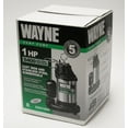 thumbnail image 2 of WAYNE - 1 HP Submersible Cast Iron and Stainless Steel Sump Pump with Integrated Vertical Float Switch - 6,100 Gallons Per Hour - Heavy Duty Basement Sump Pump, 2 of 8
