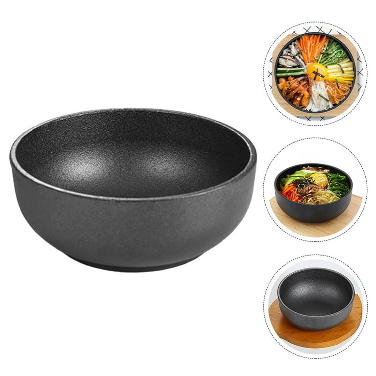 Cast Iron Food Bowl Multi-function Korean Bibimbap Bowl Convenient