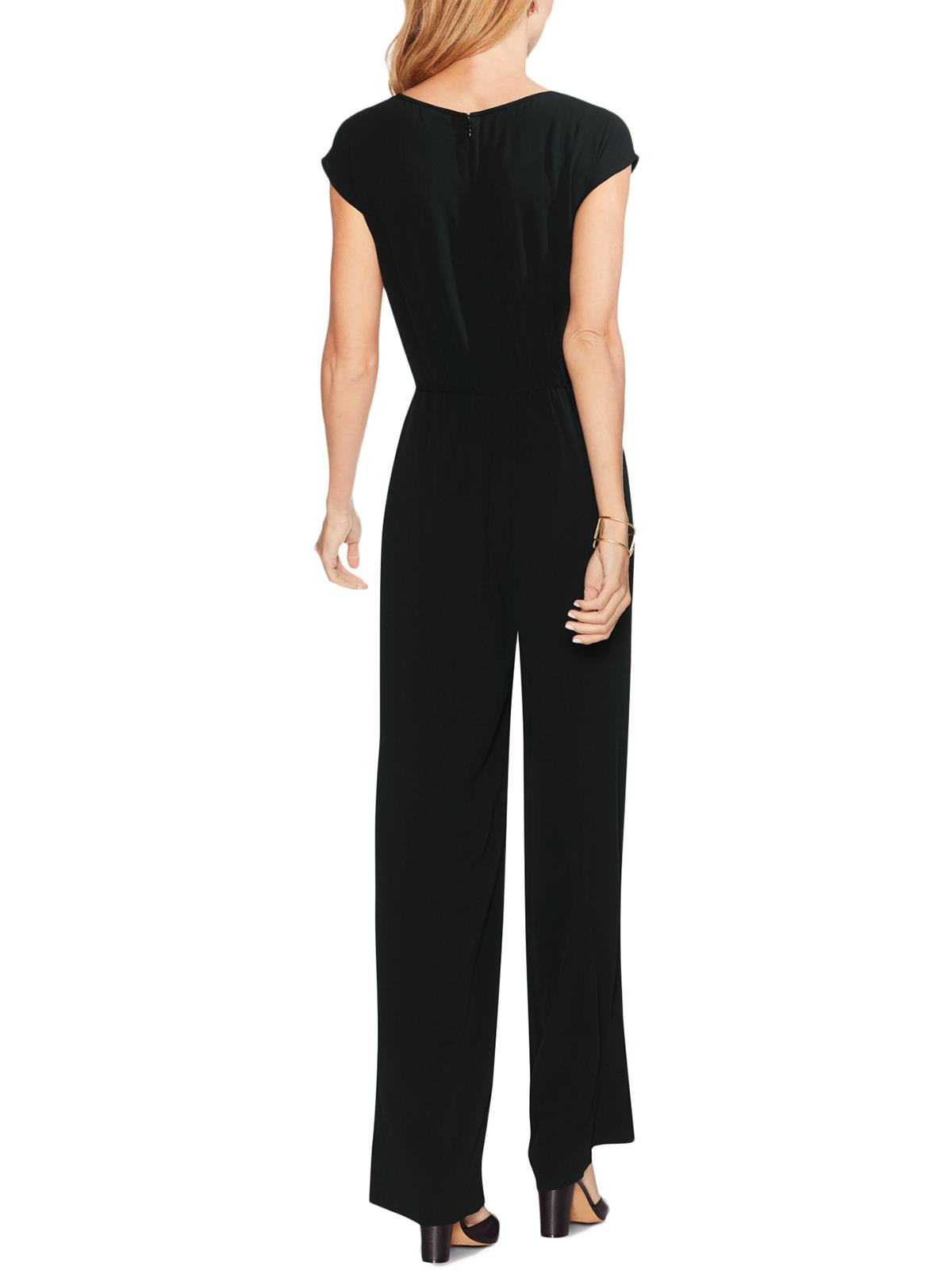 vince camuto tie front jumpsuit