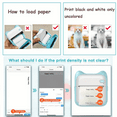thumbnail image 4 of GOANDO Portable Wireless Thermal Photo Printer - Mini Instant Printer for iOS/Android, Photo Btooth Printer Smartphone-Compatible, Includes 1 Roll Paper, On-the-Go Creative Printing (Blue）, 4 of 6