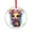 Pattern-1, variant on Abstract Camper Glass Christmas Ornament Holiday Present Ideas Forest Camper Christmas Ornament Round Glass