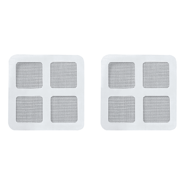 50 Pegatinas Desechables Malla para Drenaje Ducha Baño Y