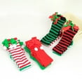 thumbnail image 4 of Halloween Christmas Womens Long Socks Striped Thigh High Socks Cotton Over the Knee Socks Leg Warmers Christmas stockings, 4 of 4