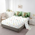 thumbnail image 5 of Castle Fairy Adults Female Men Highland Bull Bedding Comforter Set 7 Pieces,Colorful Floral Flowers Daisy Full Bedding Set Lightweight,Retro Farmhouse Animal Fitted Sheet Flat Sheet, 5 of 8