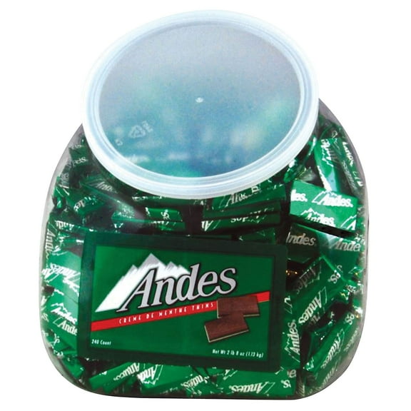 Ande's Andes Creme de Menthe Thins 240 Piece Tub 090215