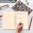 thumbnail image 4 of FORMRS 1-Subject Spiral Notebook 8" x 5" College Ruled 60 Refillable Sheet A5 Hard Cover, 2 Pack, Retro Mosaic Flowers Pattern, 4 of 7