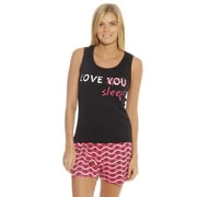 Just Love Women Sleepwear / Short Sets / Woman Pajamas (Love Sleep Black New, Large)