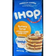 IHOP Buttery Syrup Flavored PREMIUM Ground Coffee Inspired by Pancakes 11 Oz Bag