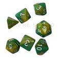 thumbnail image 2 of 7 unids/set colorido patrón de perlas dados poliédricos número Kit de dados para DND PRTG RPG equipo de carrera mesa juego de mesa juego de dados Dnd ﻿, 2 of 4
