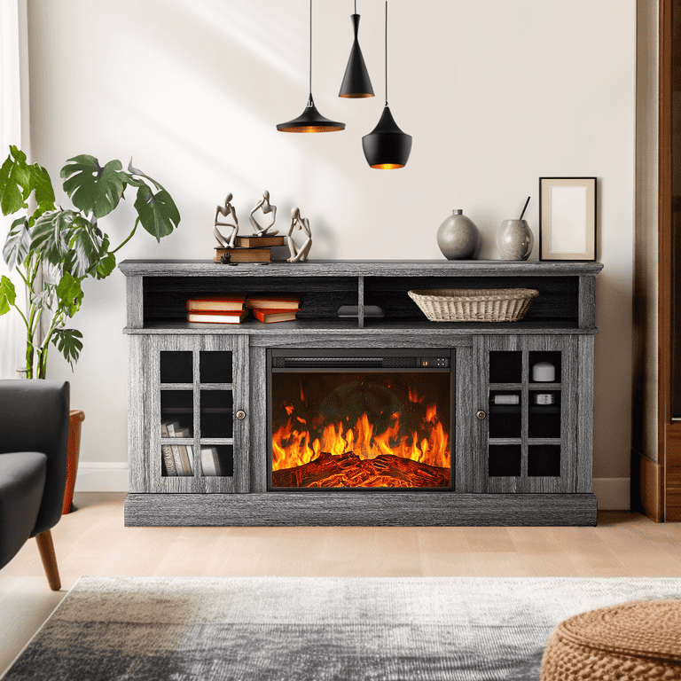 Electric Fireplace TV Stand for 65″ TVs Fireplace Electric Fireplace TV Stand for 65″ TVs Fireplace