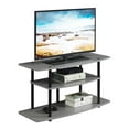 thumbnail image 2 of Convenience Concepts Designs2Go No Tools 3 Tier Wide TV Stand for TVs up to 46", Gray/Black, 2 of 5