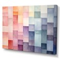thumbnail image 2 of Designart "Mosaic of Floral Bohemian Blue and Orange Tiles I" Extra Large Geometric Wall Art - Bohemian Blue Boho Mosaic Bedroom Canvas Wall Art, 2 of 4