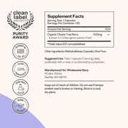 Wholesome Story Vitex Chasteberry Supplement for Women, Hormone Balance & Fertility Support, 120 Ct