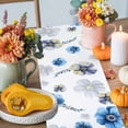 thumbnail image 4 of Pumpkin Leaf Table Runner, Autumn Thanksgiving Kitchen Dining Table Decoration for Home Party Decor 13x90 Inches, 4 of 9