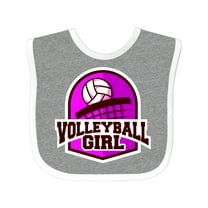 Inktastic Volleyball Girl Girls Baby Bib