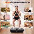 thumbnail image 5 of RIORUN Vibration Plate Exercise Machine with 300 Speeds and 150w, 460 lbs,Black, 5 of 7