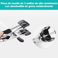 thumbnail image 4 of Perchas para Pantalones con Clip 40cm Ganchos para Ropa Perchas de Metal Ligero Resistent Antideslizantes Duradera Ajustables con Gancho Giratorio Perchas para Faldas Jeans Adultos Hogar, 4 of 7