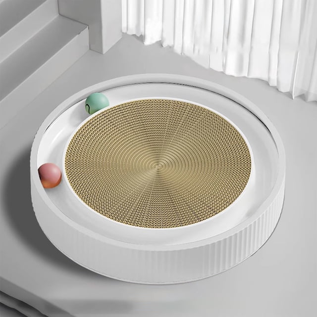 Decoración de interiores, Rascador para gatos, Juguetes para gatos, Rascador resistente al desgaste, No se cae, Carrusel para gatos, Juguetes para mascotas, Rascador corrugado para gatos