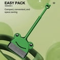 thumbnail image 7 of Broom and Dustpan Set, Upright Standing Brooms for Sweeping Indoor, Light Weight Stainless Steel can be Hung on The Wall, Suitable for Pet Hair, Carpet, Floor(Green)(B), 7 of 7