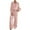 Pink, variant on Women's Knitted Sweater 2 Piece Sets Loose Casual Lounge Tracksuit Lapel V Neck Top and Sweatpant Pants Outfits (XL, Pink)