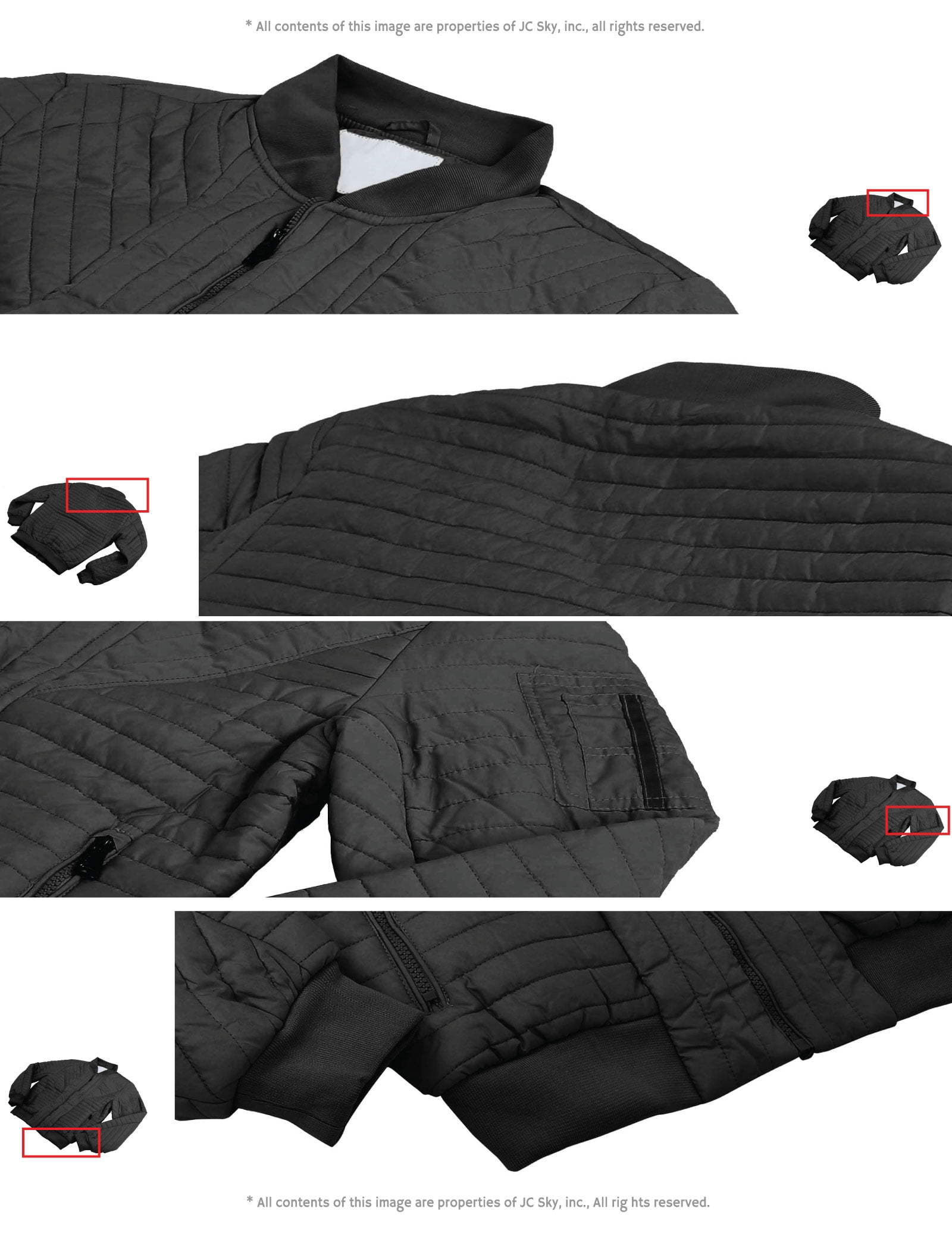 Ma Croix Mens Padded Jackets Quilted Puffer Faux PU Leather Biker Outerwear