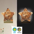 thumbnail image 4 of Star Shaped Energy Saving Night Light Living Room Night Light, Bedroom Night Light, Corridor Night Light, Study Night Light Prairie Brown Lion, 4 of 6