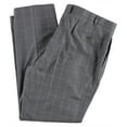 thumbnail image 2 of Ralph Lauren Mens Windowpane Dress Pants Slacks, Grey, 38W x 30L, 2 of 2