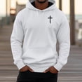 thumbnail image 2 of Jesus Is the Way the Truth the Life Hoodie – Christian Cross Hoodie, Inspirational Bible Verse Sweatshirt, Faith Gift for Men & Women, Unisex Religious Apparel, 2 of 6