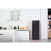 Frigidaire 7.5 Cu. ft Top Freezer Refrigerator, Compact Fridge for Apartment, Kitchen, Office, Garage, Black
