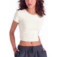 thumbnail image 7 of ARRIA Women's Slim Fit Scoop Neck T-Shirt, Ultra-Soft Stretch Cotton Short Sleeve Basic Tee, 7 of 7