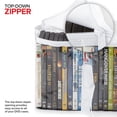 thumbnail image 4 of Juego de 6 bolsas de almacenamiento de DVD Stock Your Home de PVC blanco, 4 of 8