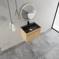 thumbnail image 6 of Rainlex 39" Black & Silver Stainless Steel Freestanding Utility Sink with Pull-Out Faucet and Storage Shelf, 6 of 13