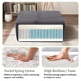 thumbnail image 5 of Oooh life Oversized Ottoman Bench for Bedroom, Footrest Ottoman & Accent Seat, Gray Corduroy Ottoman, Low Profile Ottoman Foot Rest, 5 of 7
