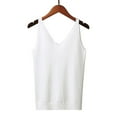 thumbnail image 2 of FAIWAD Womens Summer Knit Tank Top Sleeveless V Neck Spaghetti Strap Tops Slim Stretch Pullover Tops, 2 of 5
