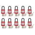 thumbnail image 1 of 10 piezas / de bloqueo de seguridad, bloqueo de , de bloqueo de , cuerpo de bloqueo de plástico de ingeniería para la industri shamjiam Candado de bloqueo de seguridad, 1 of 7