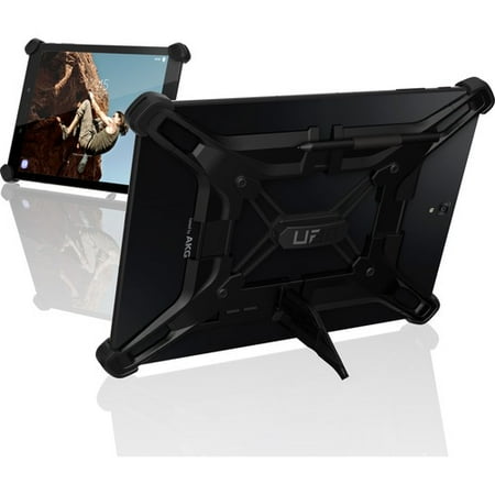 Urban Armor Gear Exoskeleton Carrying Case for 10.1" Tablet - Black - Impact Resistant, Scratch Proof, Drop Resistant, Shock Resistant - Exoskeleton - Hand Strap - 9.4" Height x 6" Widt