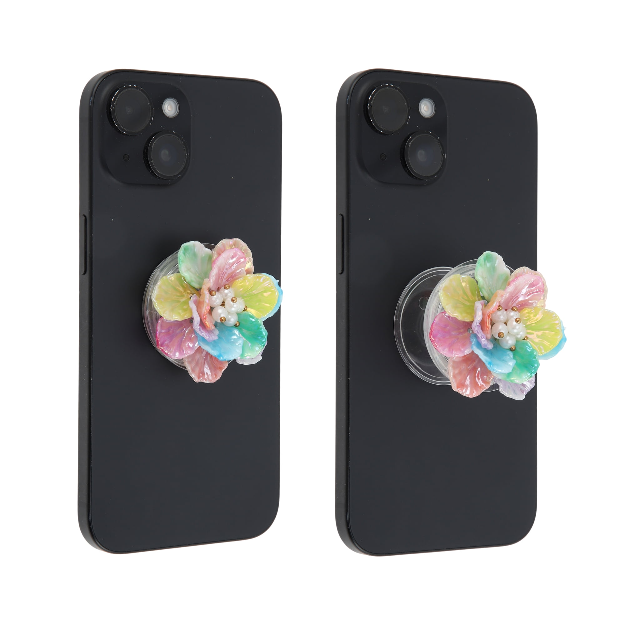 Unique Bargains Shell Flower Phone Grip 1 Pc Multicolored