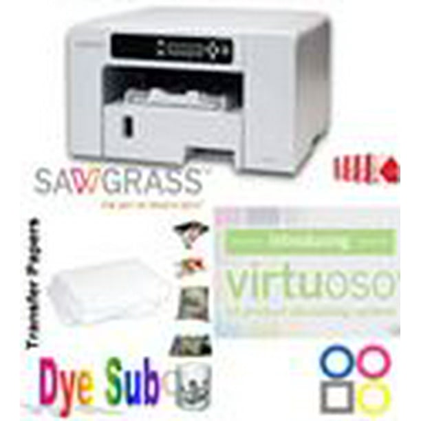 Sawgrass Virtuoso Sg400 Complete Sublimation Printer Bundle Ink And 100 Of Papers 2913