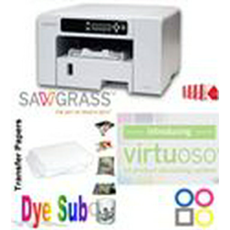 Europa schending Beschrijven Sawgrass Virtuoso SG400 Complete sublimation Printer bundle Ink and 100 of  papers - Walmart.com